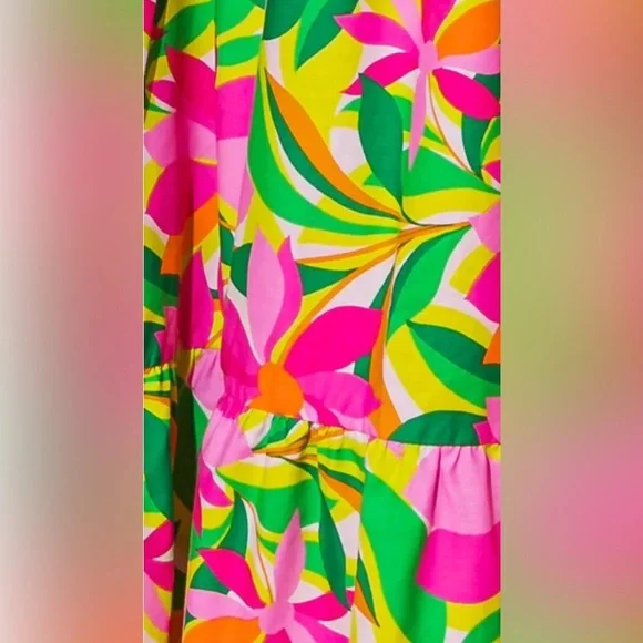 FLYING TOMATO PLUS SIZE PRINTED POPLIN SKIRT size L - Picture 11 of 11